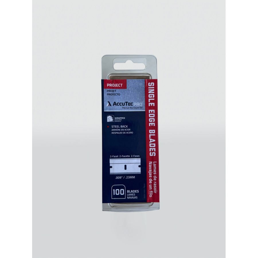 Tool 046 - Леза металеві AccuTec Pro (стара назва American Line), 100 шт. (Mexico)