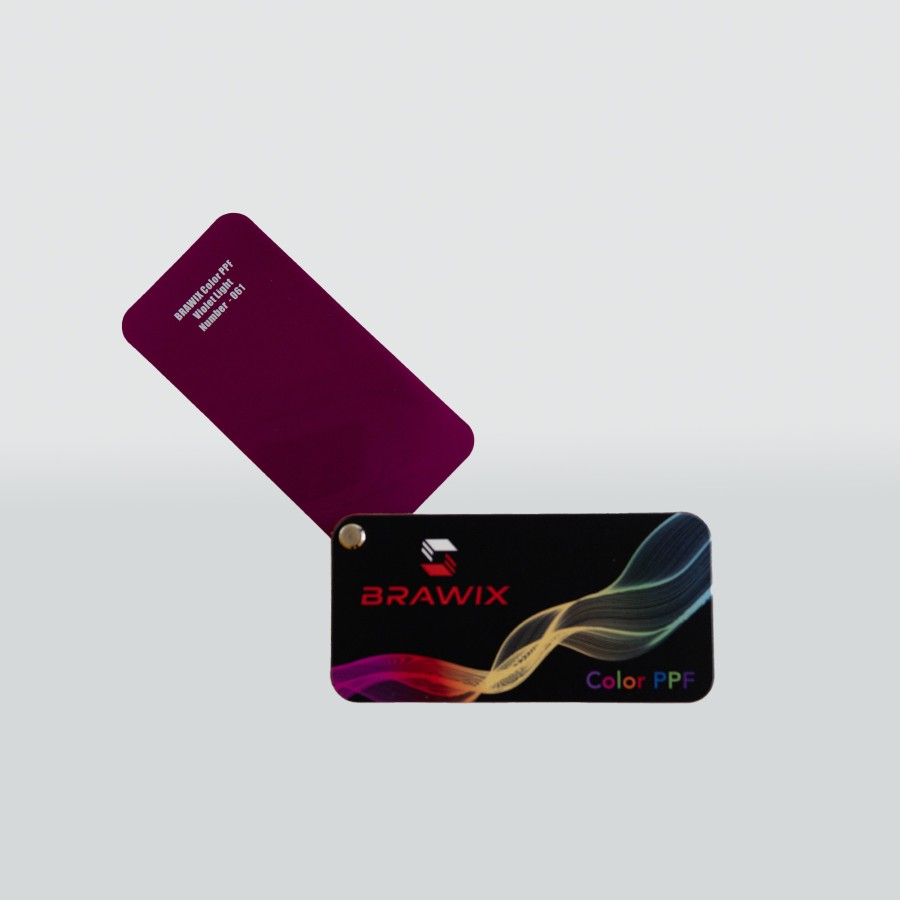 Антигравійна плівка для авто: BRAWIX Color PPF (Violet Light: Number 061) - 1.52 x 16 м/п