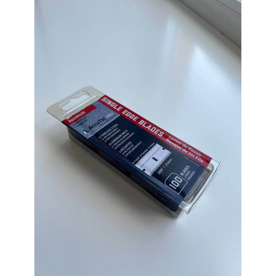 Tool 051 - Леза нержавіючі AccuTec Pro (стара назва GEM), 100 шт. (USA)