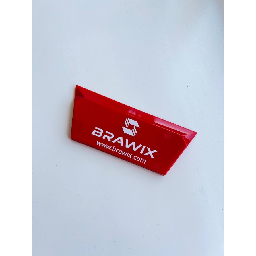 Tool 006 - Вигонка поліуретанова червона "BRAWIX" трапеція, розмір 5x13 см