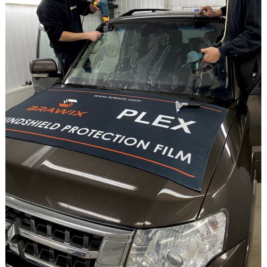 Захисна плівка для авто: для лобового скла BRAWIX Plex - 1.02 * 15 m