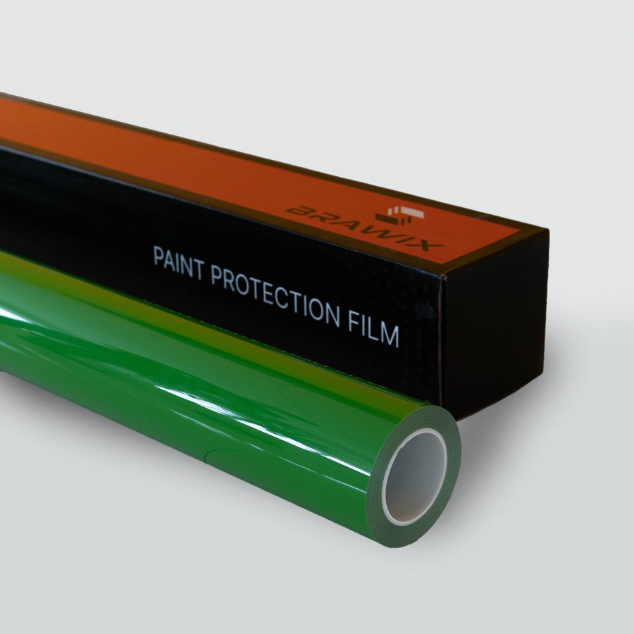 Антигравійна плівка для авто: BRAWIX Color PPF (Verde Mantis: Number 004) - 1.52 x 16 м/п