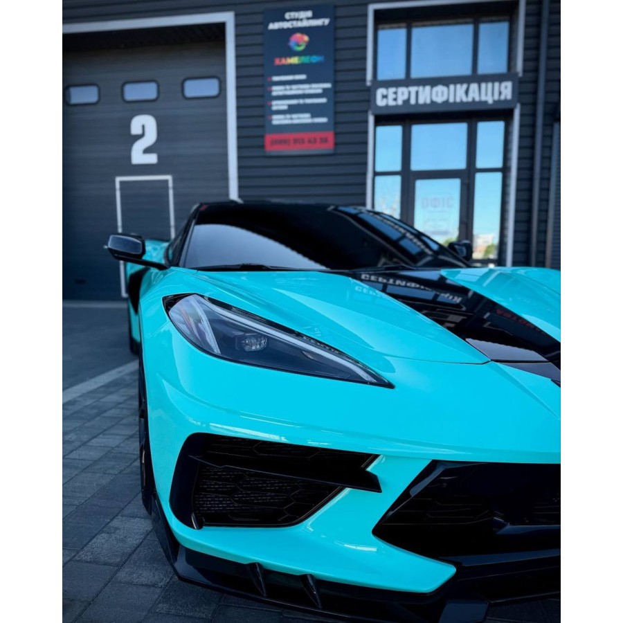 Антигравійна плівка для авто: BRAWIX Color PPF (Tifffany Blue: Number 010) - 1.52 x 16 м/п