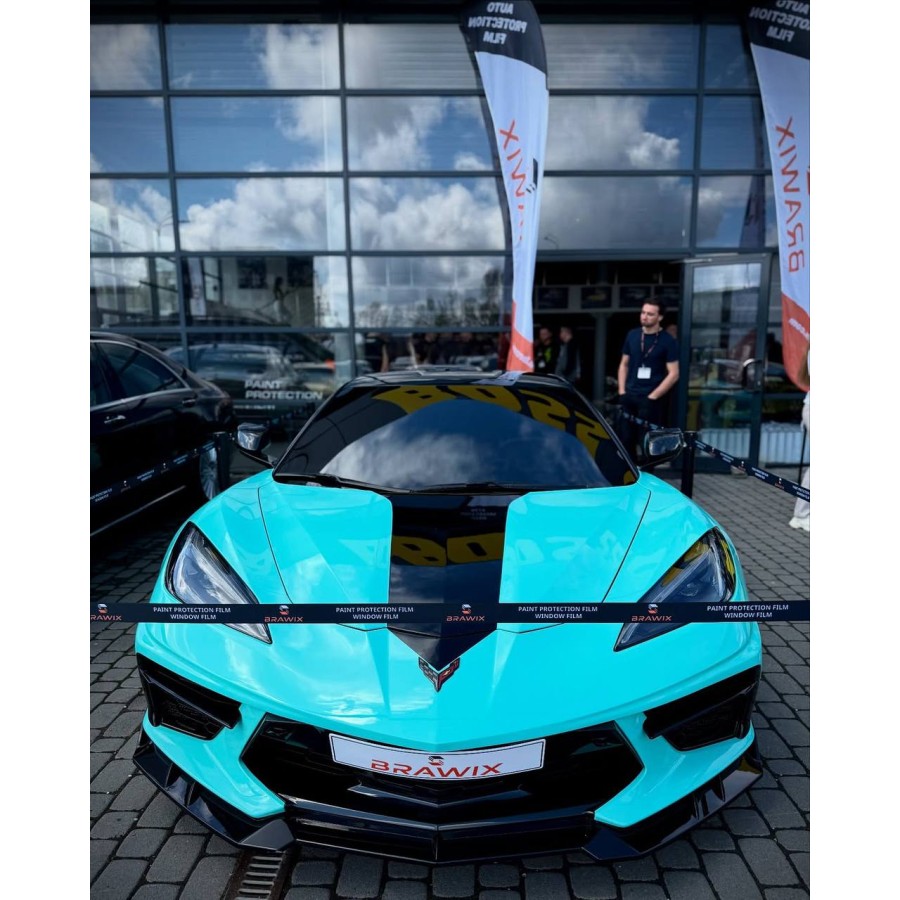 Антигравійна плівка для авто: BRAWIX Color PPF (Tifffany Blue: Number 010) - 1.52 x 16 м/п