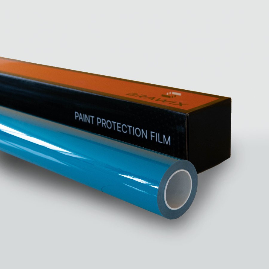 Антигравійна плівка для авто: BRAWIX Color PPF (Miami Blue: Number 012) - 1.52 x 16 м/п