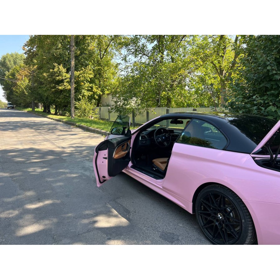 Антигравійна плівка для авто: BRAWIX Color PPF (Peach Pink: Number 018) - 1.52 x 16 м/п