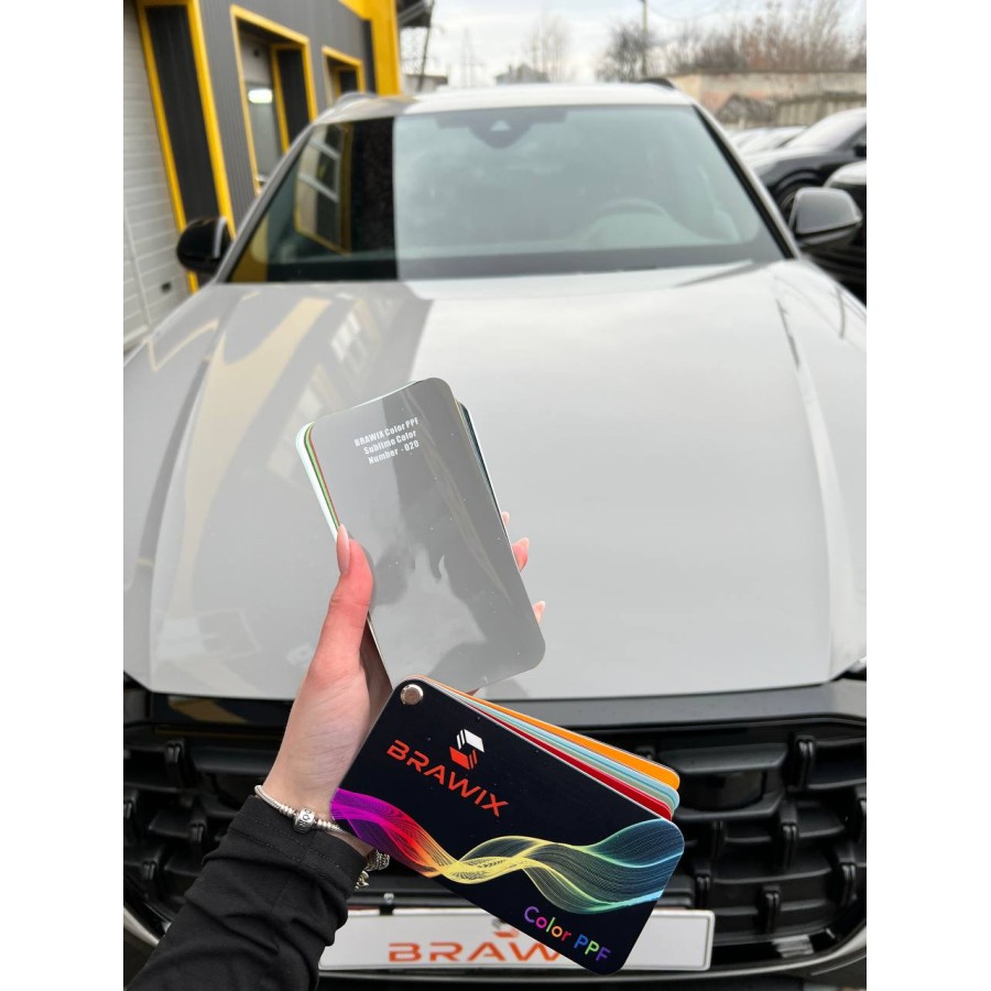 Антигравійна плівка для авто: BRAWIX Color PPF (Sublime Color: Number 020) - 1.52 x 16 м/п