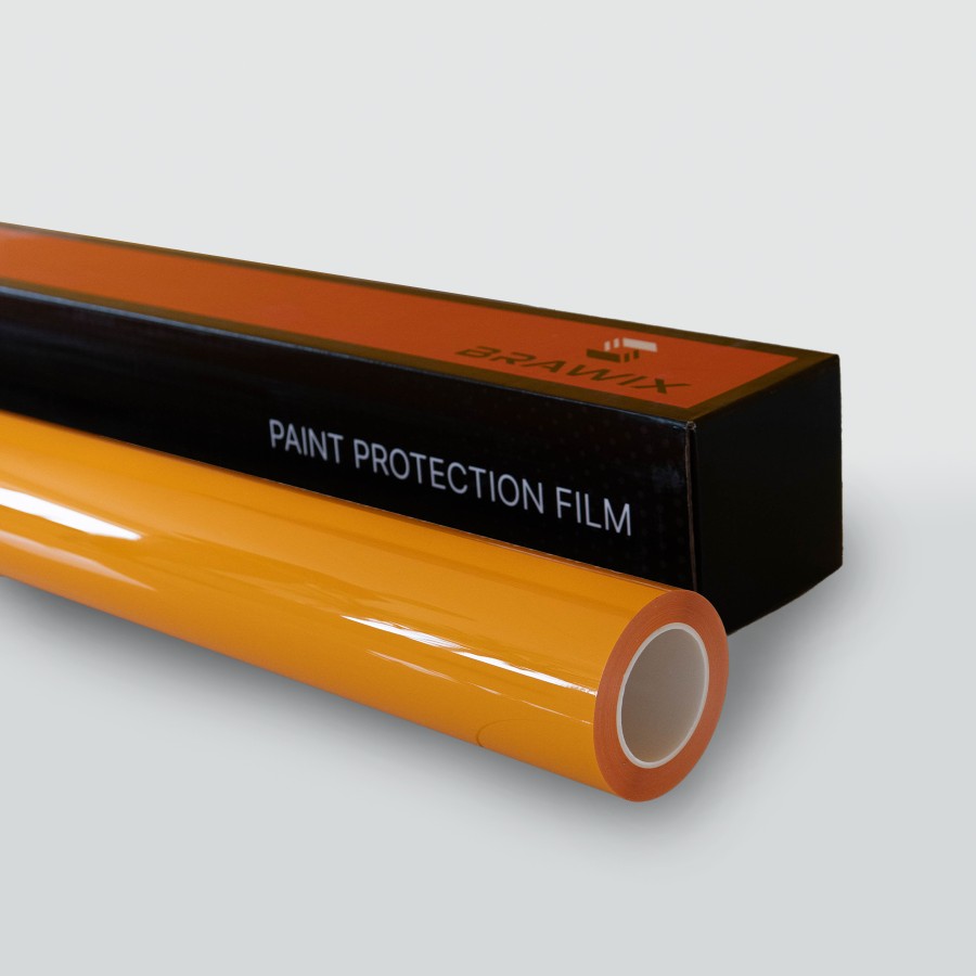 Антигравійна плівка для авто: BRAWIX Color PPF (SunFlewe Yellow: Number 022) - 1.52 x 16 м/п