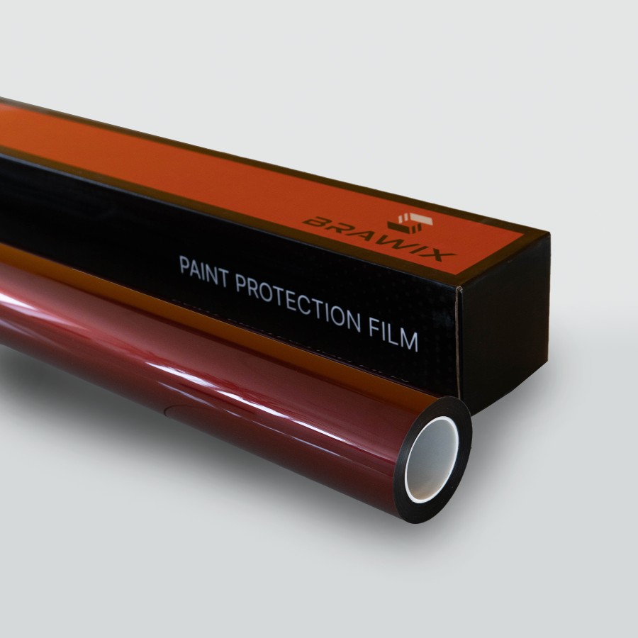 Антигравійна плівка для авто: BRAWIX Color PPF (Piement Red: Number 023) - 1.52 x 16 м/п