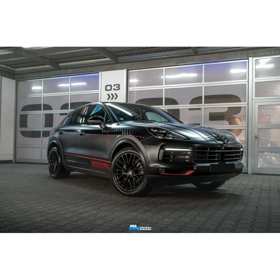 Антигравійна плівка для авто: BRAWIX Color PPF (Frozen Black: Number 039) - 1.52 x 16 м/п