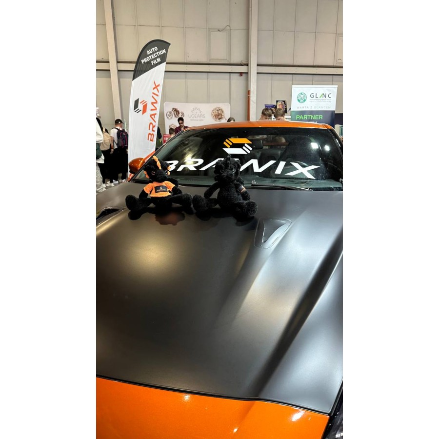 Антигравійна плівка для авто: BRAWIX Color PPF (Frozen Black: Number 039) - 1.52 x 16 м/п