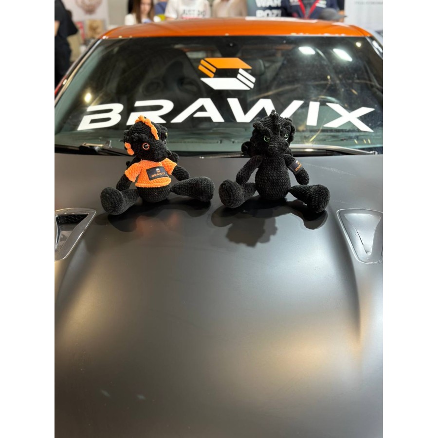 Антигравійна плівка для авто: BRAWIX Color PPF (Frozen Black: Number 039) - 1.52 x 16 м/п