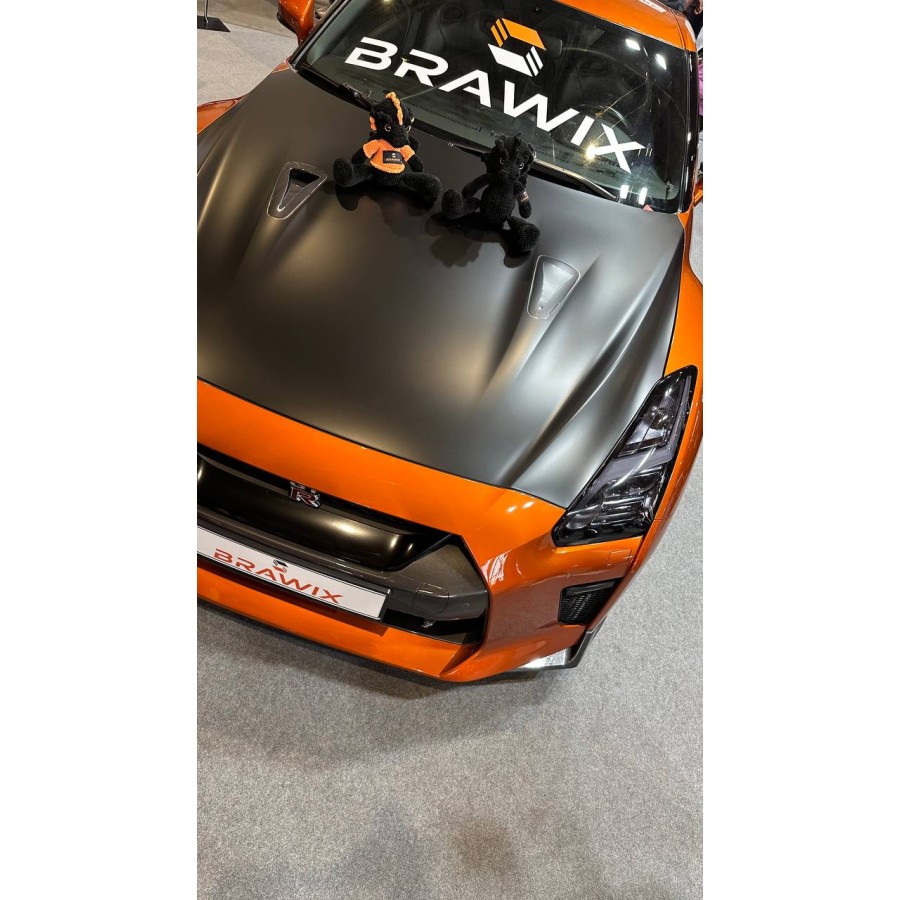 Антигравійна плівка для авто: BRAWIX Color PPF (Frozen Black: Number 039) - 1.52 x 16 м/п