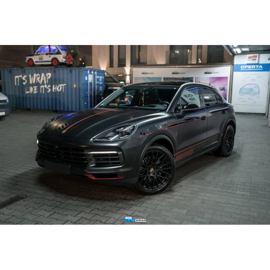 Антигравійна плівка для авто: BRAWIX Color PPF (Frozen Black: Number 039) - 1.52 x 16 м/п