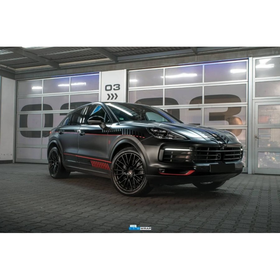 Антигравійна плівка для авто: BRAWIX Color PPF (Frozen Black: Number 039) - 1.52 x 16 м/п