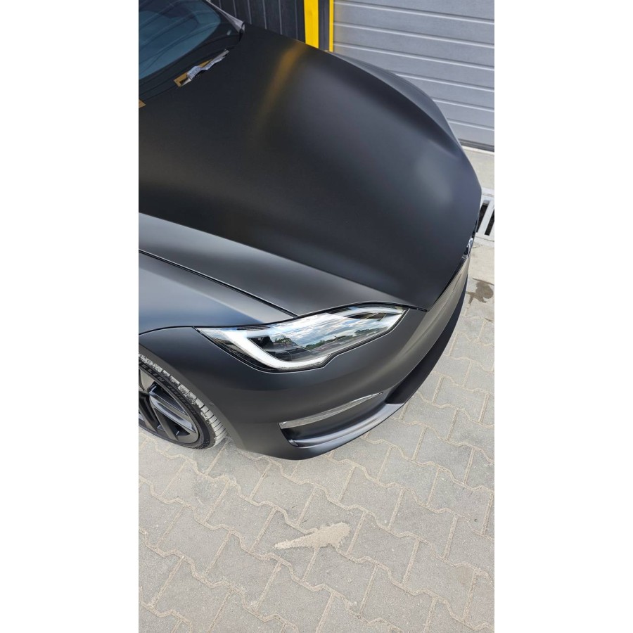 Антигравійна плівка для авто: BRAWIX Color PPF (Frozen Black: Number 039) - 1.52 x 16 м/п