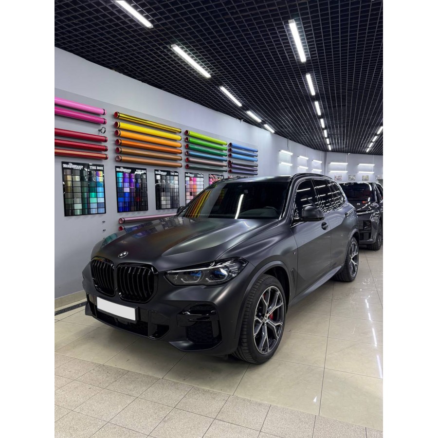 Антигравійна плівка для авто: BRAWIX Color PPF (Frozen Black: Number 039) - 1.52 x 16 м/п