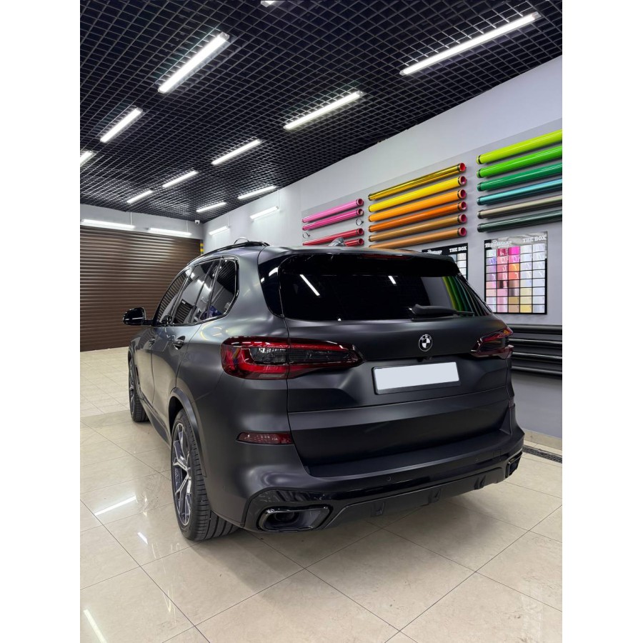 Антигравійна плівка для авто: BRAWIX Color PPF (Frozen Black: Number 039) - 1.52 x 16 м/п