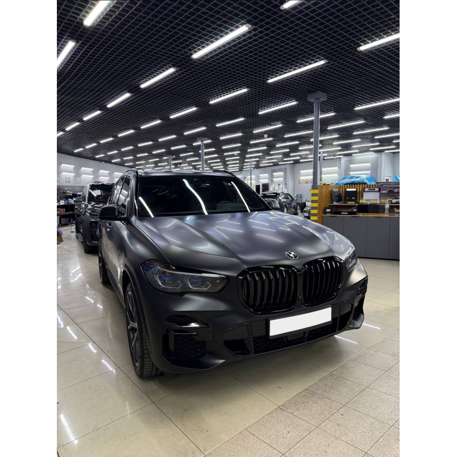 Антигравійна плівка для авто: BRAWIX Color PPF (Frozen Black: Number 039) - 1.52 x 16 м/п