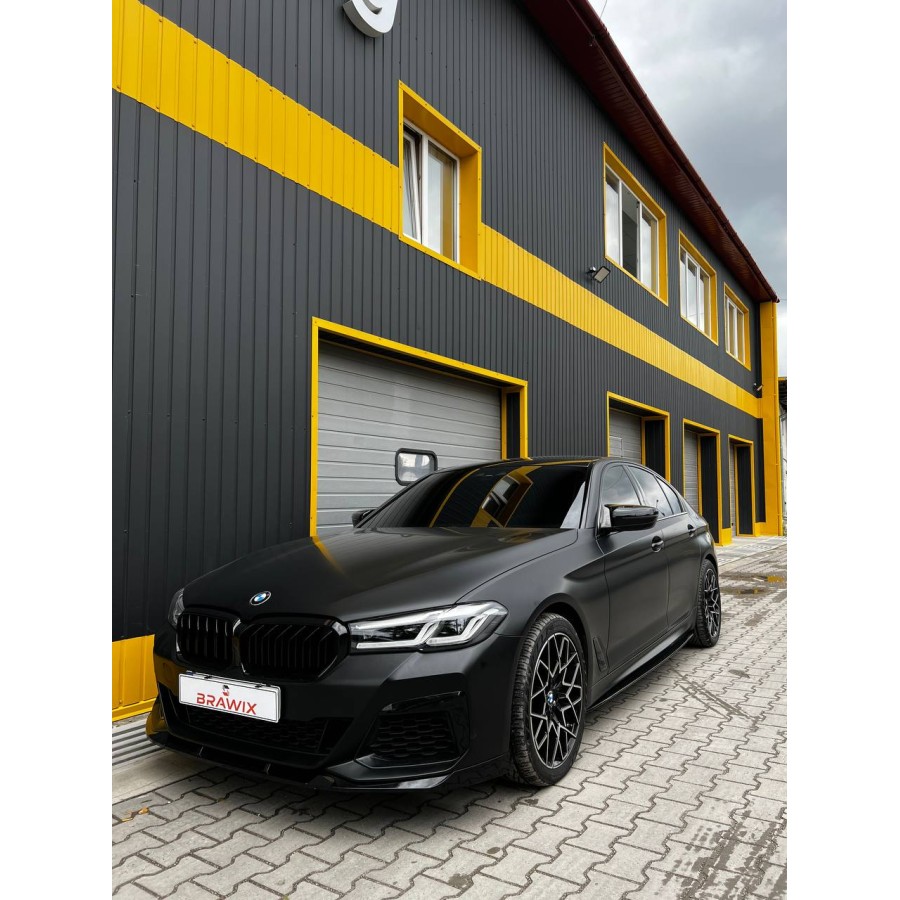 Антигравійна плівка для авто: BRAWIX Color PPF (Frozen Black: Number 039) - 1.52 x 16 м/п