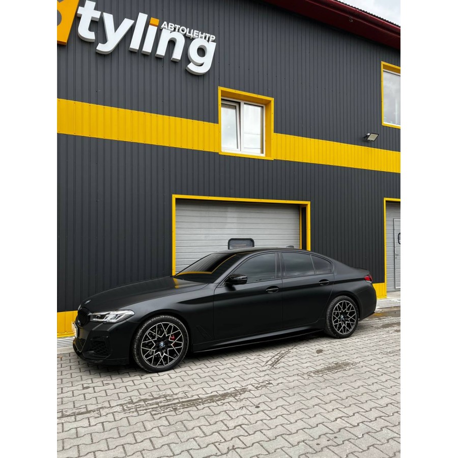 Антигравійна плівка для авто: BRAWIX Color PPF (Frozen Black: Number 039) - 1.52 x 16 м/п