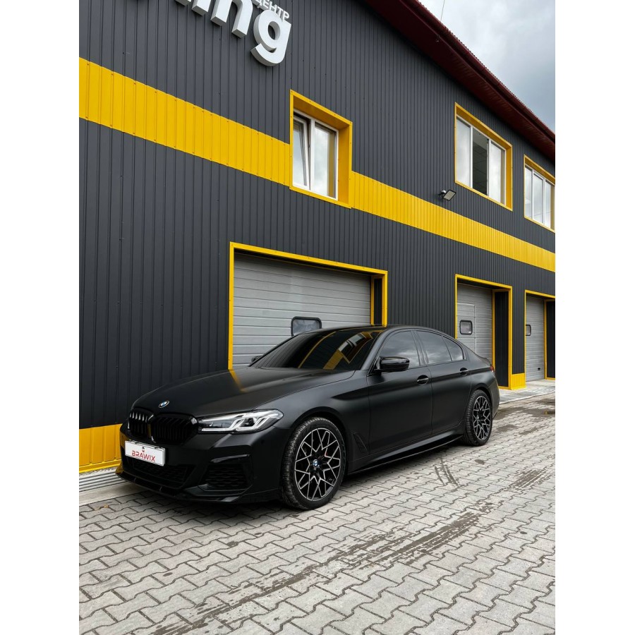 Антигравійна плівка для авто: BRAWIX Color PPF (Frozen Black: Number 039) - 1.52 x 16 м/п