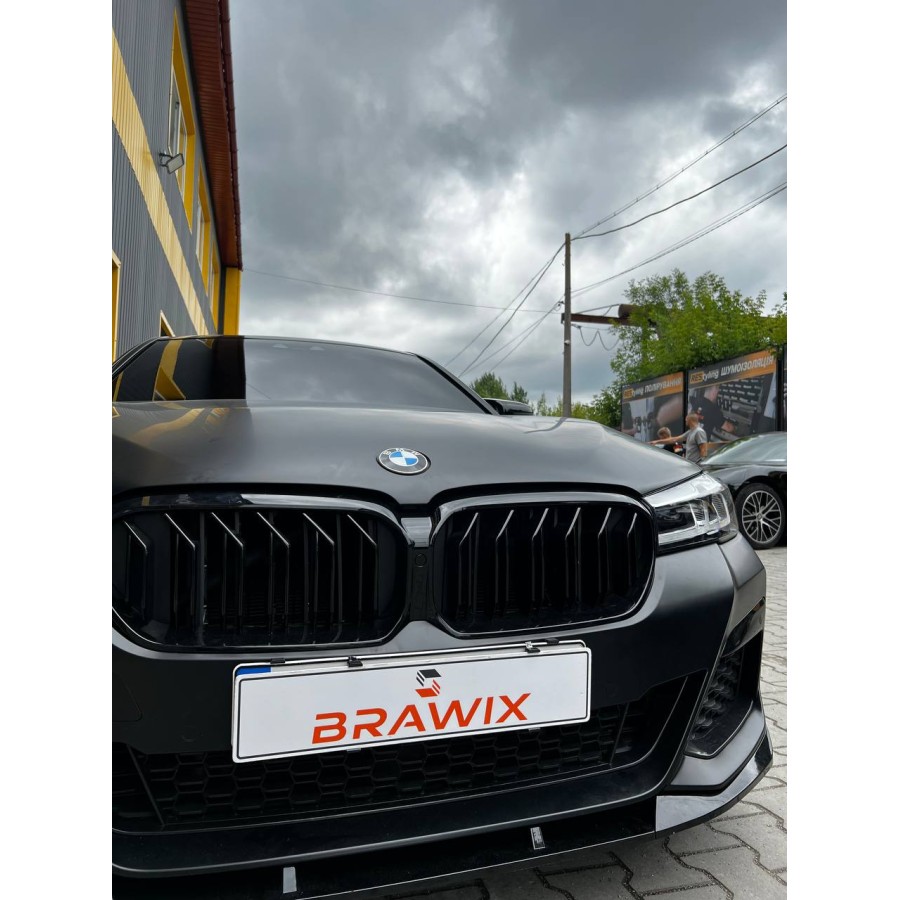Антигравійна плівка для авто: BRAWIX Color PPF (Frozen Black: Number 039) - 1.52 x 16 м/п