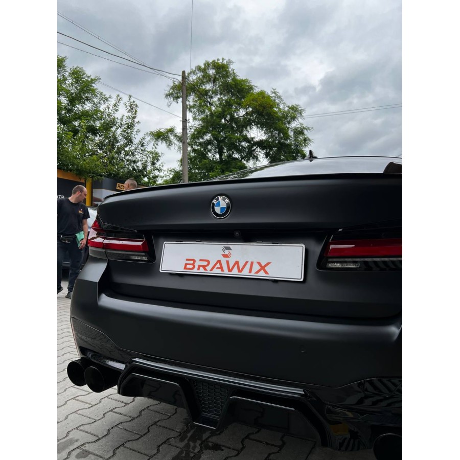 Антигравійна плівка для авто: BRAWIX Color PPF (Frozen Black: Number 039) - 1.52 x 16 м/п