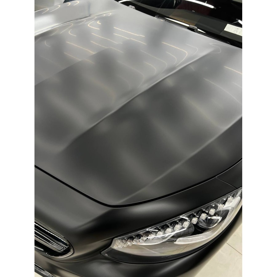 Антигравійна плівка для авто: BRAWIX Color PPF (Frozen Black: Number 039) - 1.52 x 16 м/п