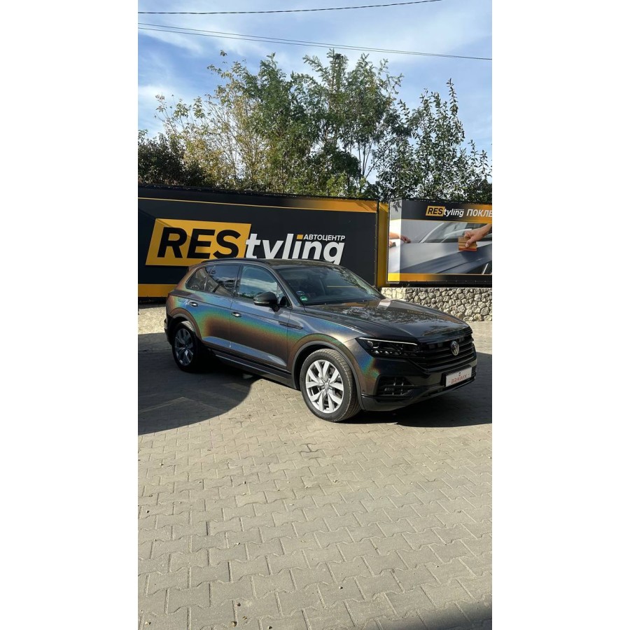 Антигравійна плівка для авто: BRAWIX Color PPF (Laser Black: Number 040) - 1.52 x 16 м/п