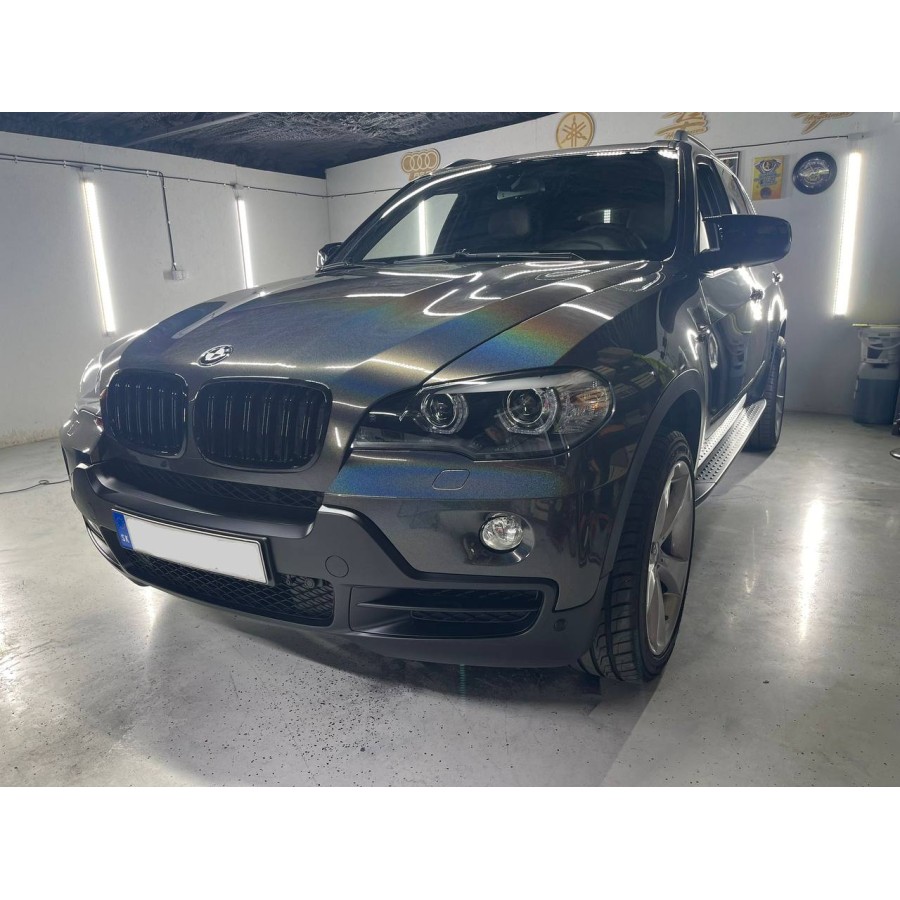 Антигравійна плівка для авто: BRAWIX Color PPF (Laser Black: Number 040) - 1.52 x 16 м/п
