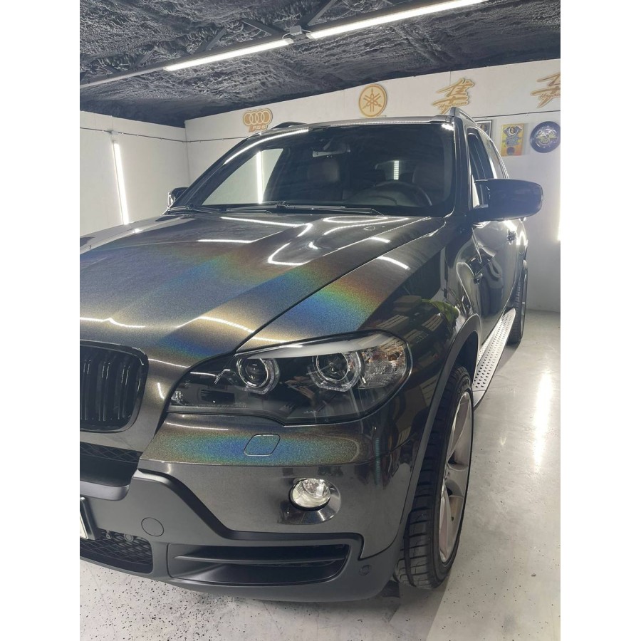 Антигравійна плівка для авто: BRAWIX Color PPF (Laser Black: Number 040) - 1.52 x 16 м/п