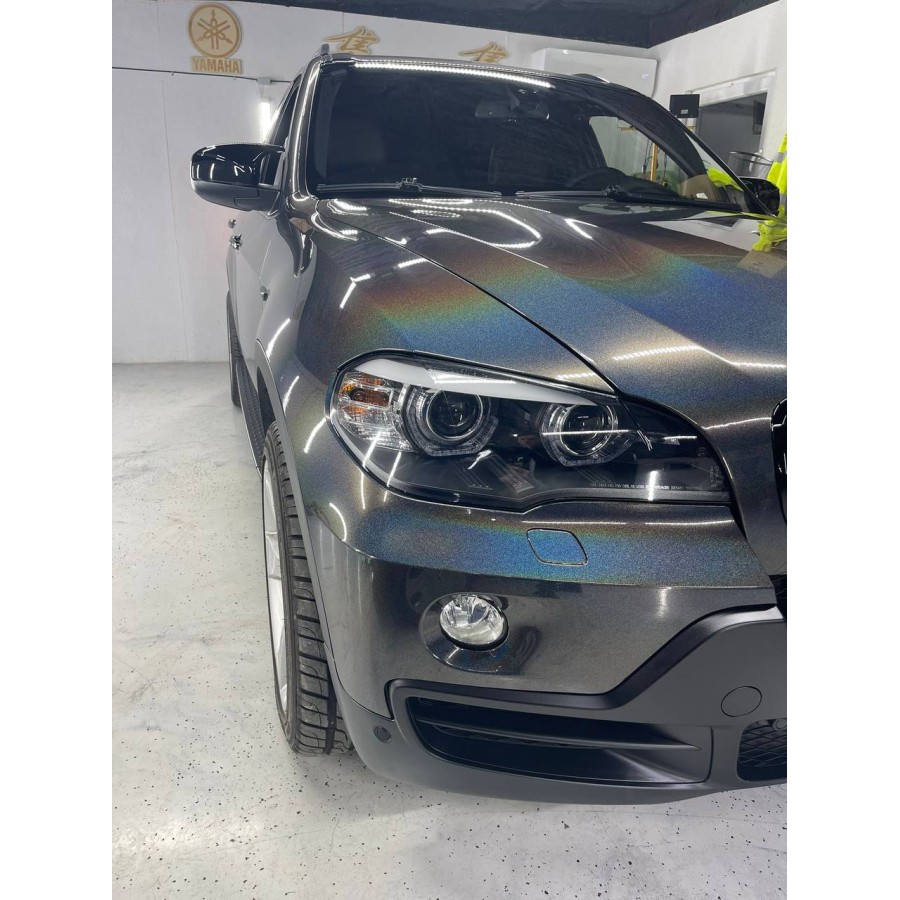 Антигравійна плівка для авто: BRAWIX Color PPF (Laser Black: Number 040) - 1.52 x 16 м/п