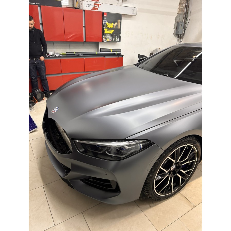 Антигравійна плівка для авто: BRAWIX Color PPF (Frozen Leaden Gray: Number 048) - 1.52 x 16 м/п