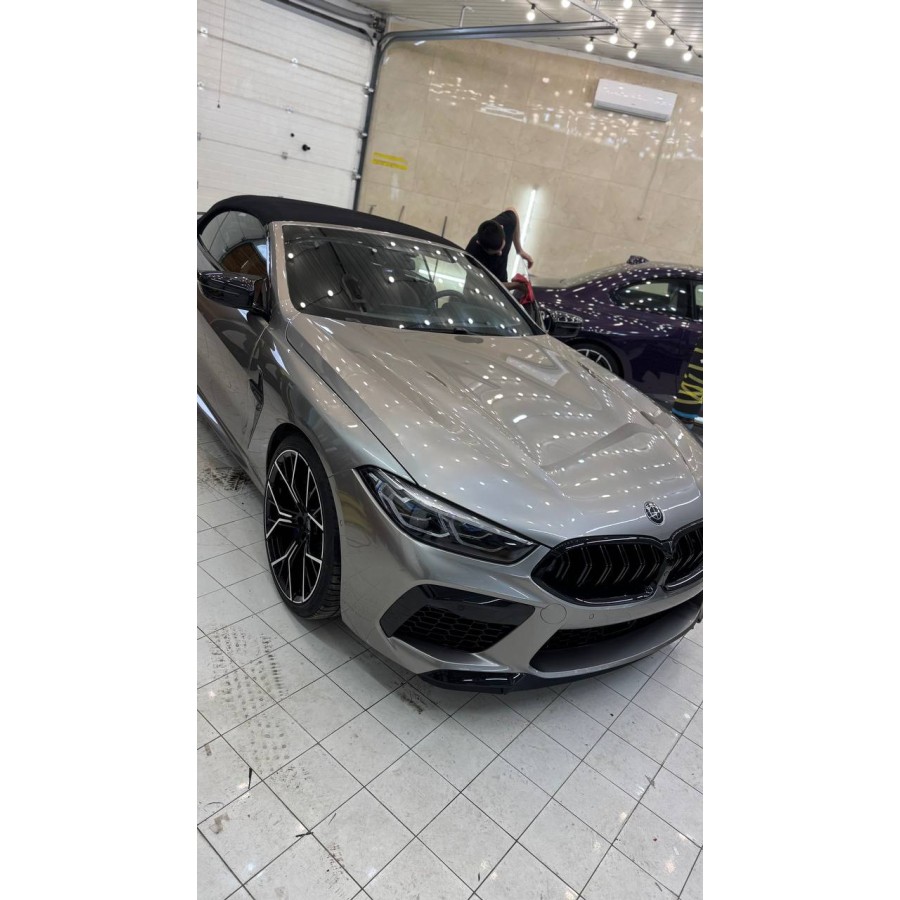 Антигравійна плівка для авто: BRAWIX Color PPF (Liquid White Silver: Number 050) - 1.52 x 16 м/п