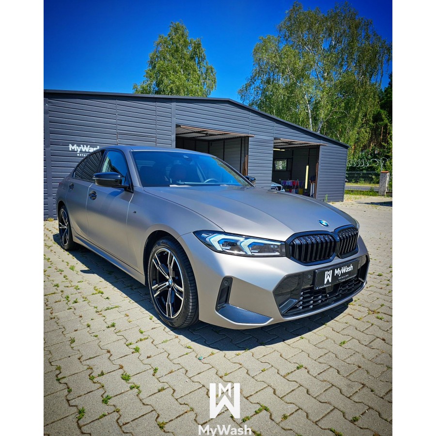 Антигравійна плівка для авто: BRAWIX Color PPF (Matte Liquid White Silver: Number 051) - 1.52 x 16 м/п