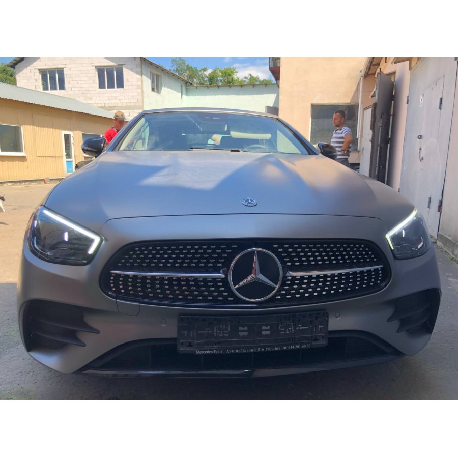 Антигравійна плівка для авто: BRAWIX Color PPF (Matte Liquid White Silver: Number 051) - 1.52 x 16 м/п