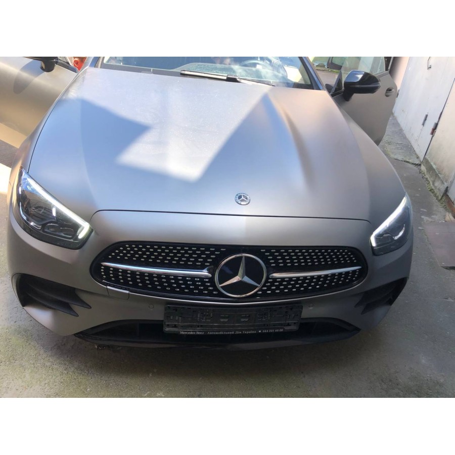 Антигравійна плівка для авто: BRAWIX Color PPF (Matte Liquid White Silver: Number 051) - 1.52 x 16 м/п
