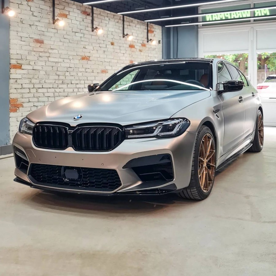 Антигравійна плівка для авто: BRAWIX Color PPF (Matte Liquid White Silver: Number 051) - 1.52 x 16 м/п