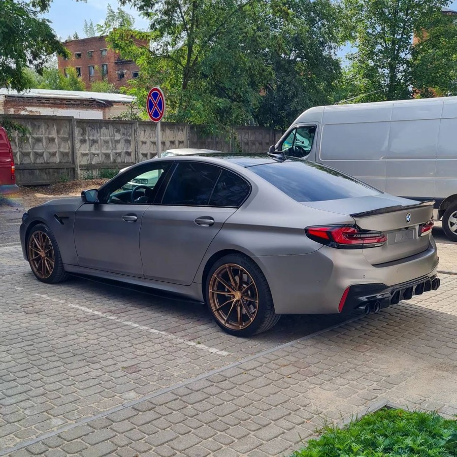 Антигравійна плівка для авто: BRAWIX Color PPF (Matte Liquid White Silver: Number 051) - 1.52 x 16 м/п