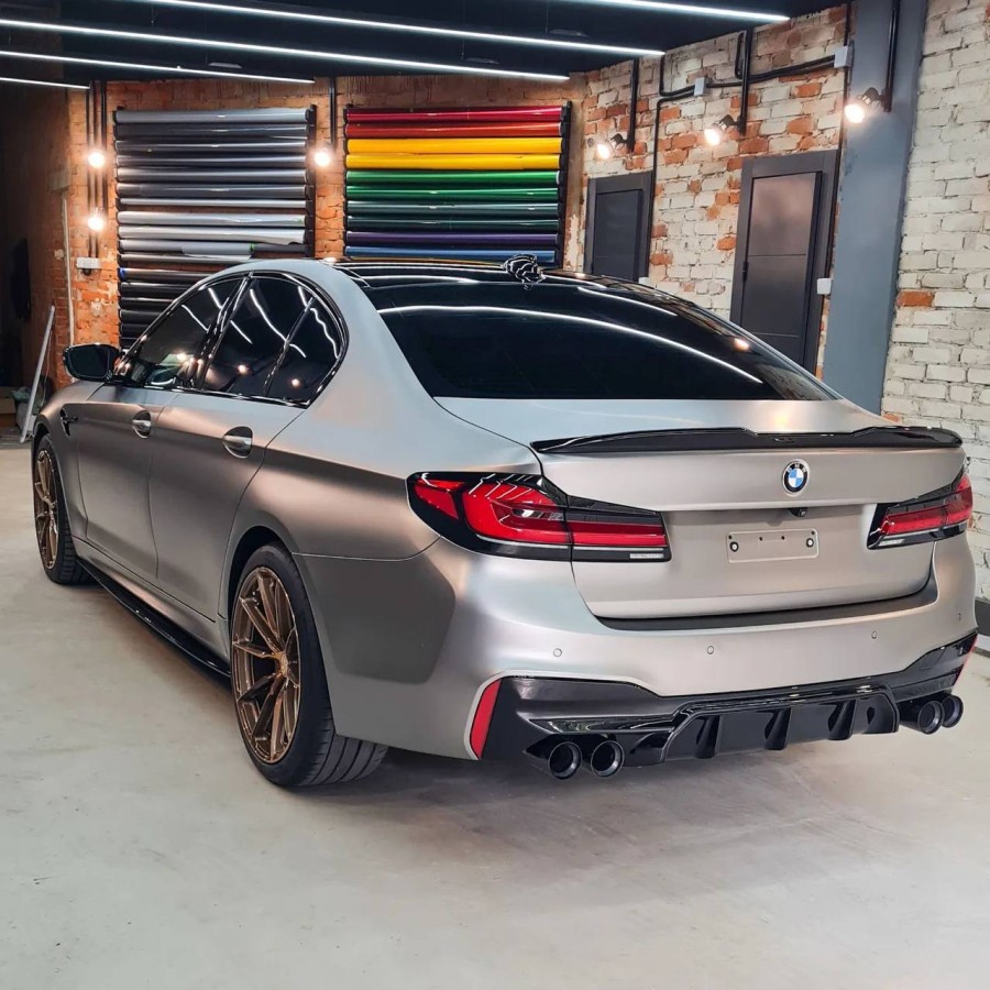 Антигравійна плівка для авто: BRAWIX Color PPF (Matte Liquid White Silver: Number 051) - 1.52 x 16 м/п