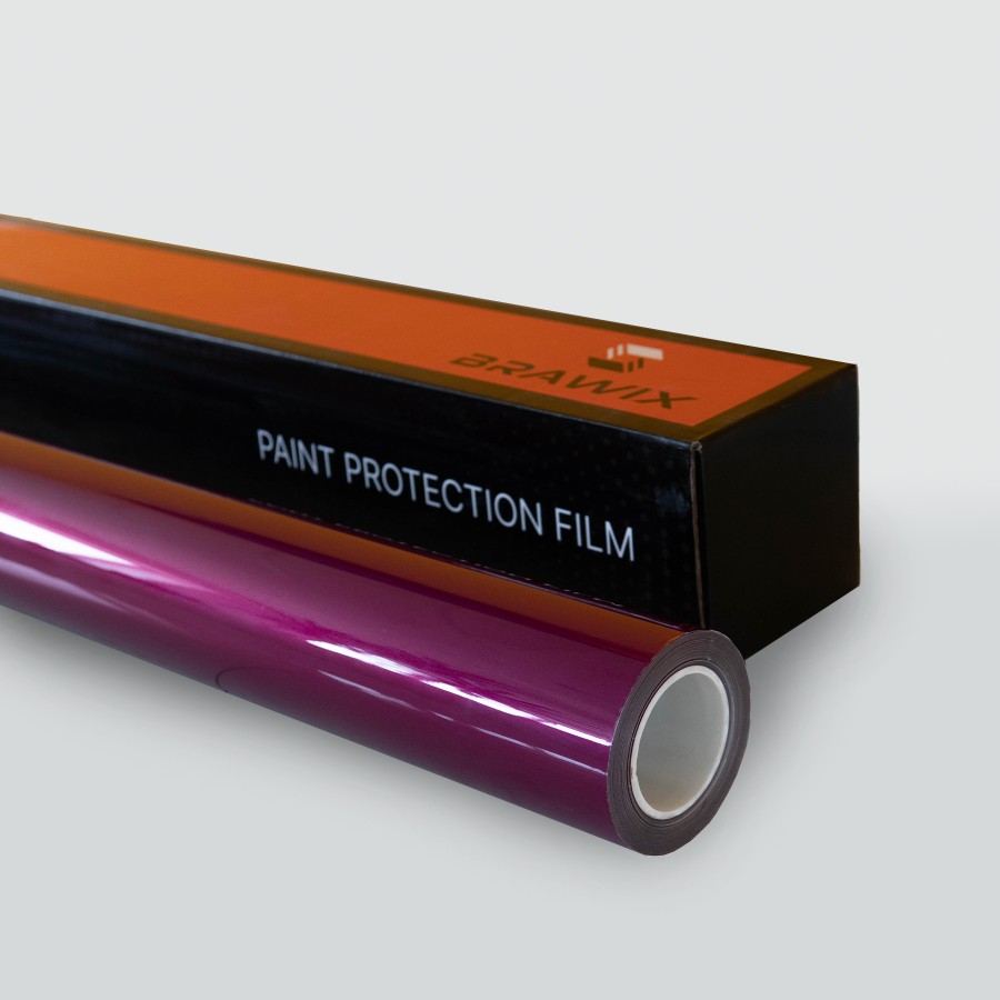 Антигравійна плівка для авто: BRAWIX Color PPF (Violet Light: Number 061) - 1.52 x 16 м/п