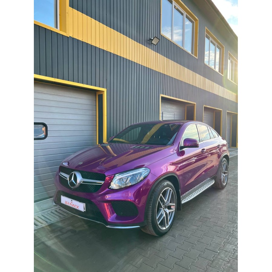 Антигравійна плівка для авто: BRAWIX Color PPF (Violet Light: Number 061) - 1.52 x 16 м/п