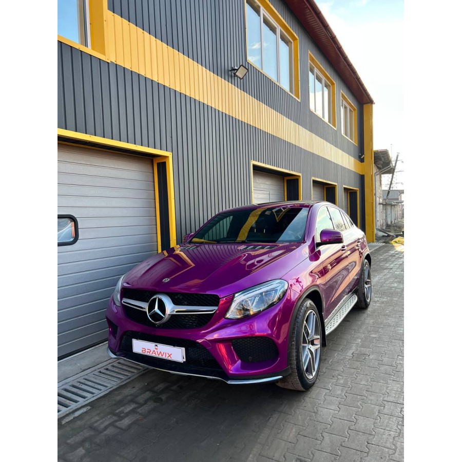 Антигравійна плівка для авто: BRAWIX Color PPF (Violet Light: Number 061) - 1.52 x 16 м/п