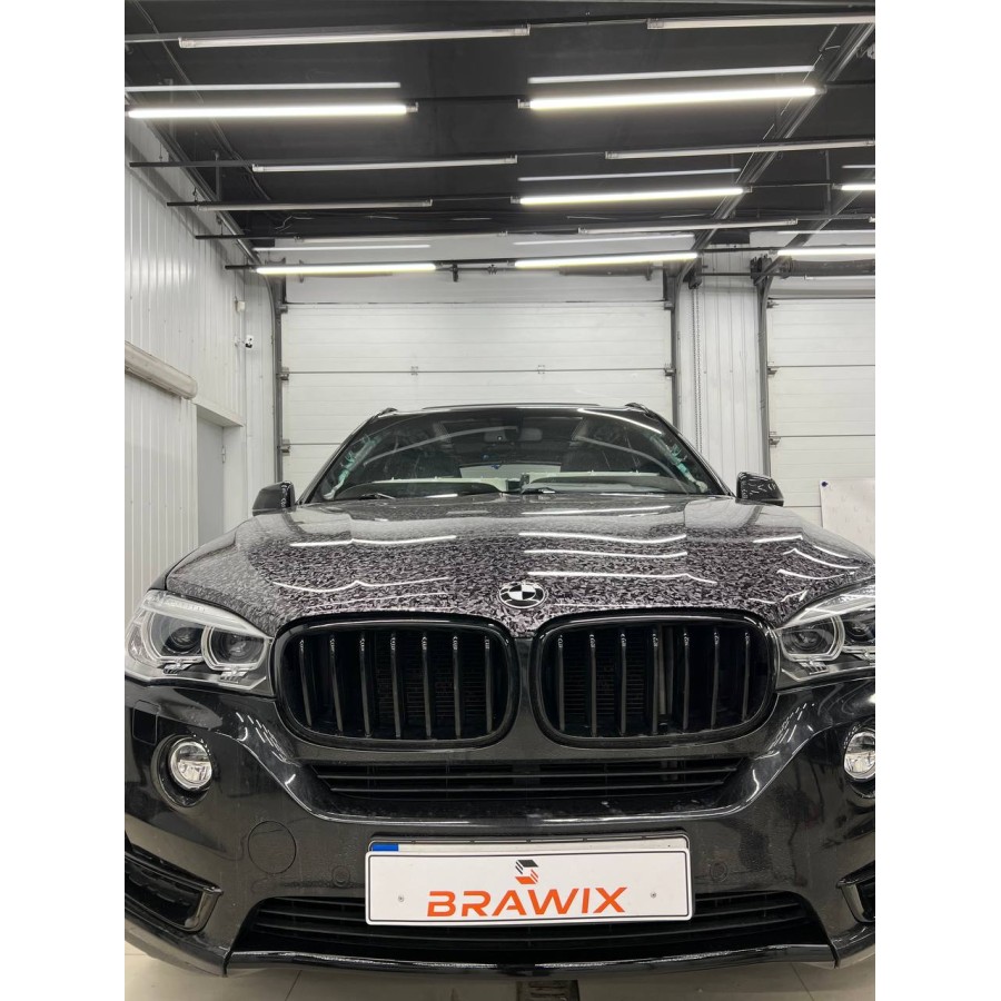 Антигравійна плівка для авто: BRAWIX Color PPF (Forged Carbon Silver: Number 072 - 1.52 x 16 м/п