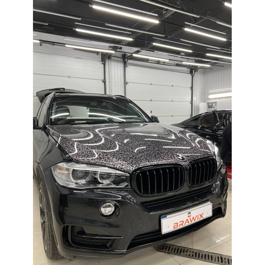 Антигравійна плівка для авто: BRAWIX Color PPF (Forged Carbon Silver: Number 072 - 1.52 x 16 м/п