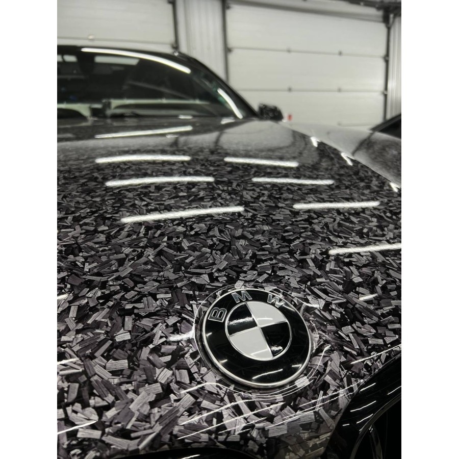 Антигравійна плівка для авто: BRAWIX Color PPF (Forged Carbon Silver: Number 072 - 1.52 x 16 м/п