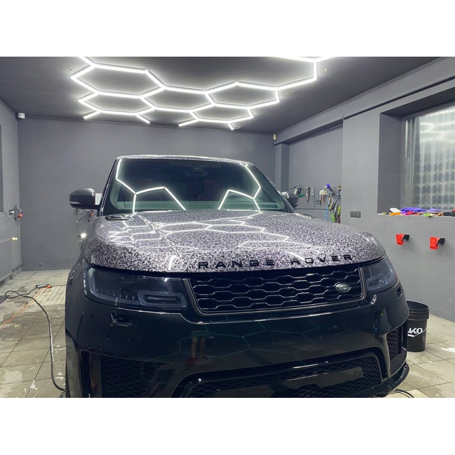 Антигравійна плівка для авто: BRAWIX Color PPF (Forged Carbon Silver: Number 072 - 1.52 x 16 м/п