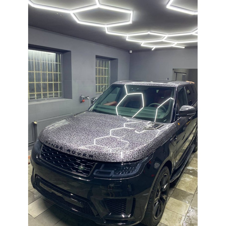 Антигравійна плівка для авто: BRAWIX Color PPF (Forged Carbon Silver: Number 072 - 1.52 x 16 м/п