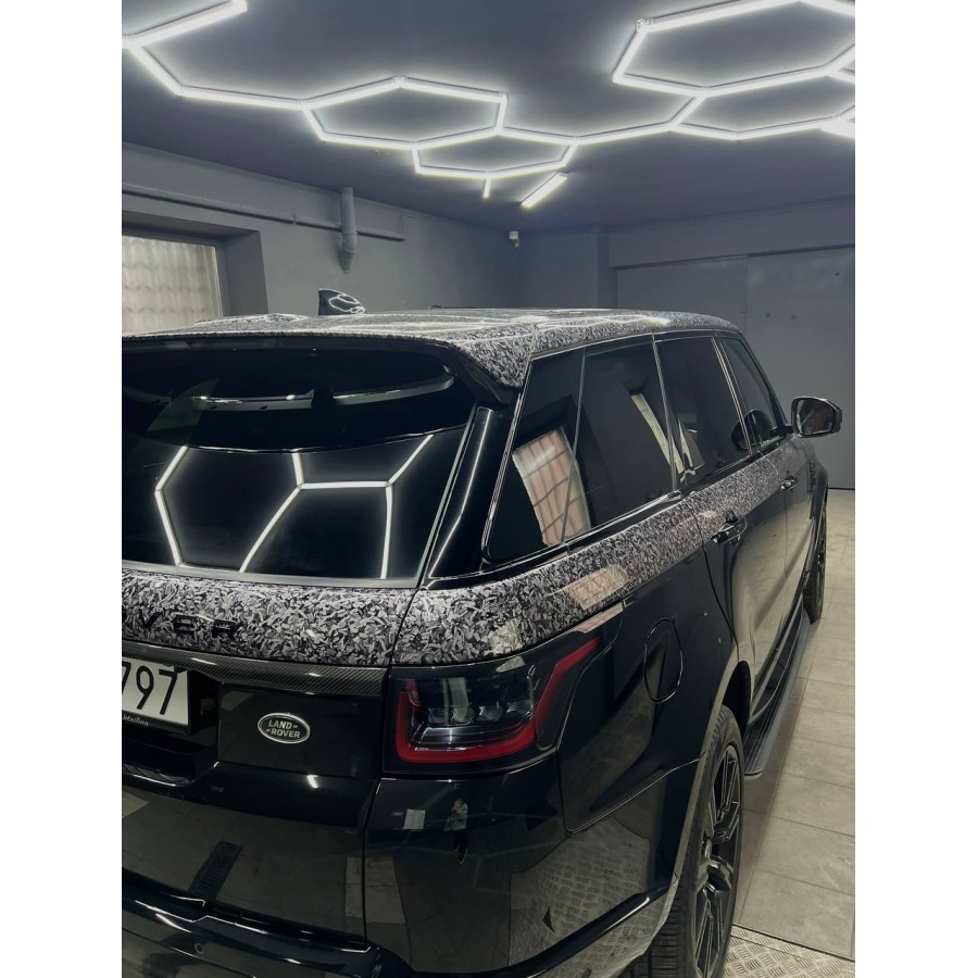 Антигравійна плівка для авто: BRAWIX Color PPF (Forged Carbon Silver: Number 072 - 1.52 x 16 м/п